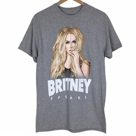 BRITNEY SPEARS Collection Graphic Tee T Shirt Concert Tour Y2K Vibes Size Medium - Picture 1 of 9